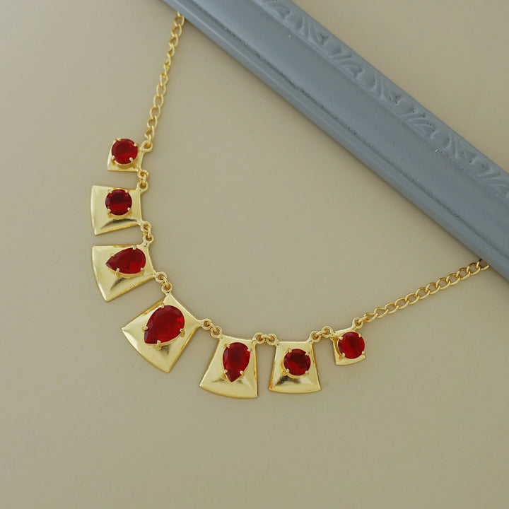 Madrigal Golden Glossy Neckpiece