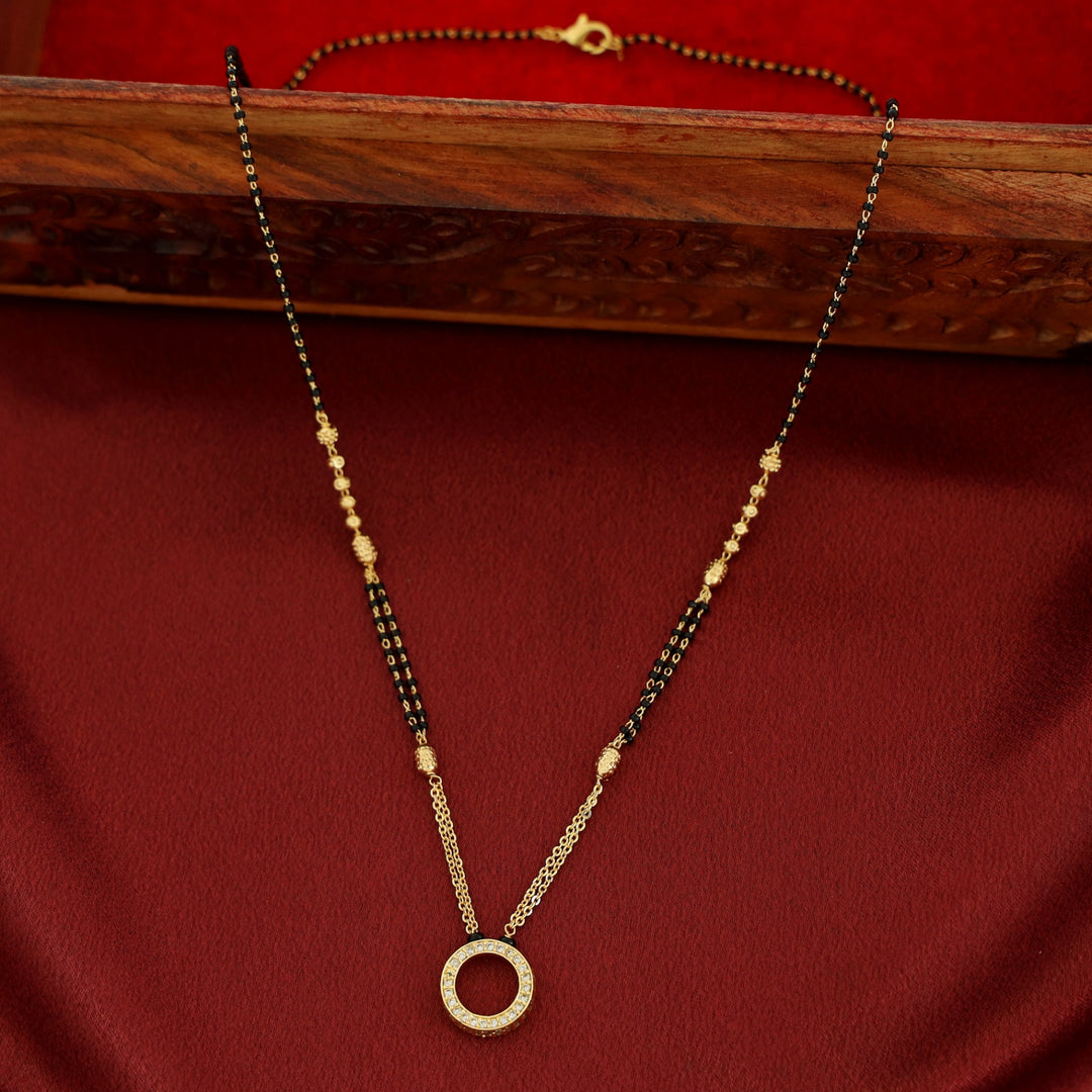 Haashni Circle Pendant Mangalsutra
