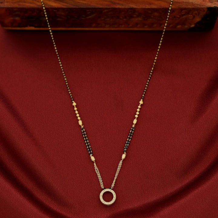 Haashni Circle Pendant Mangalsutra