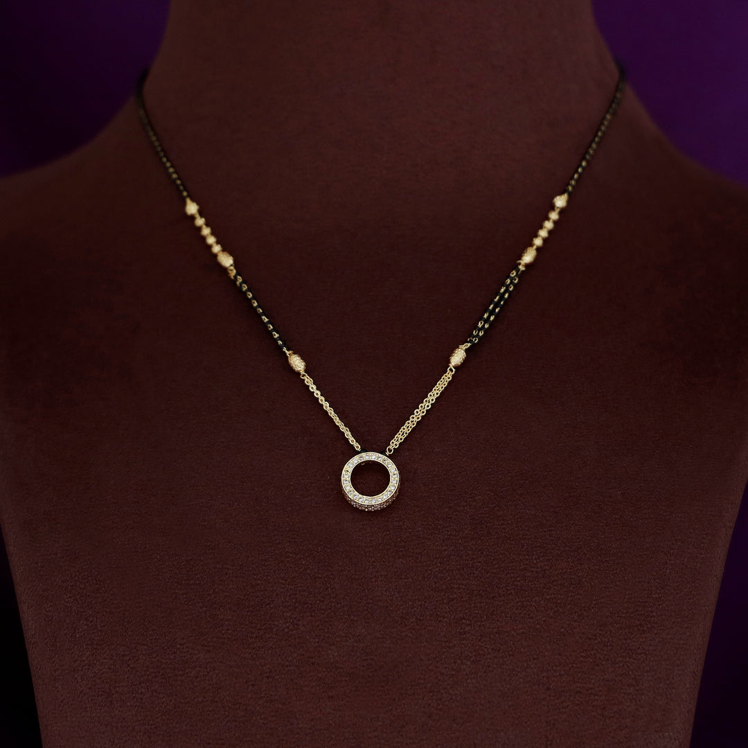 Haashni Circle Pendant Mangalsutra