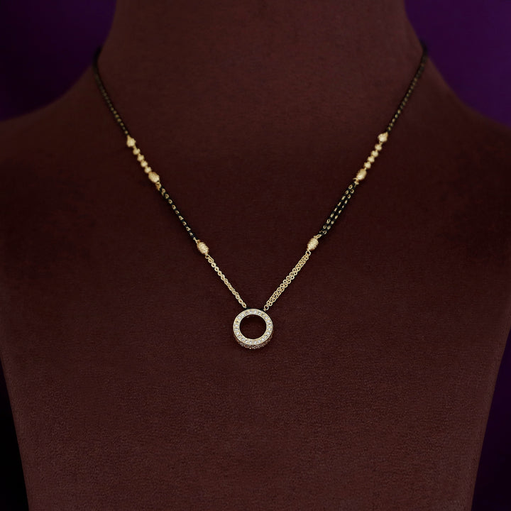 Haashni Circle Pendant Mangalsutra