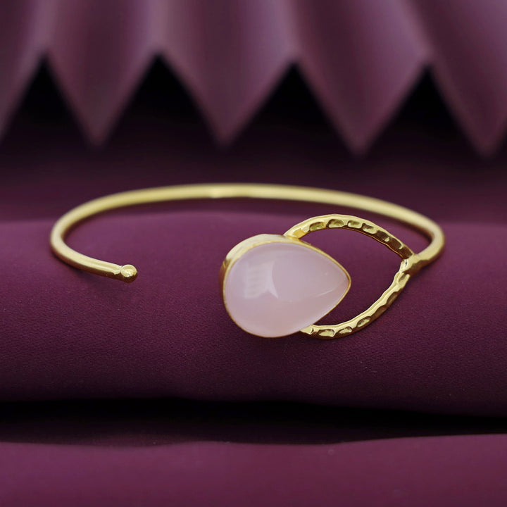 Madhurima Golden Glossy Drop Bangle