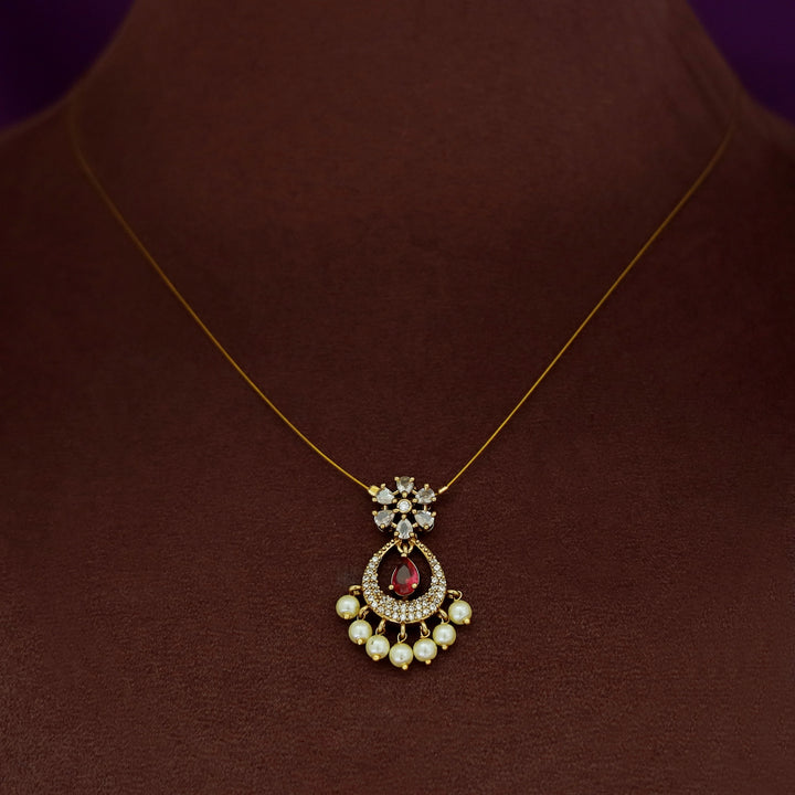 Pooja Flower Pearl String Neckpiece