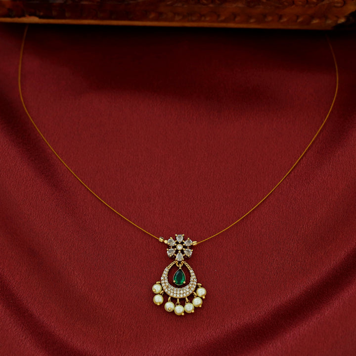 Pooja Flower Pearl String Neckpiece