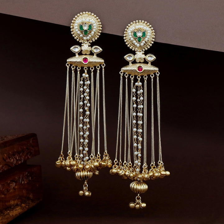 Ojasvi Hanging Ghungroo Kashmiri Earring