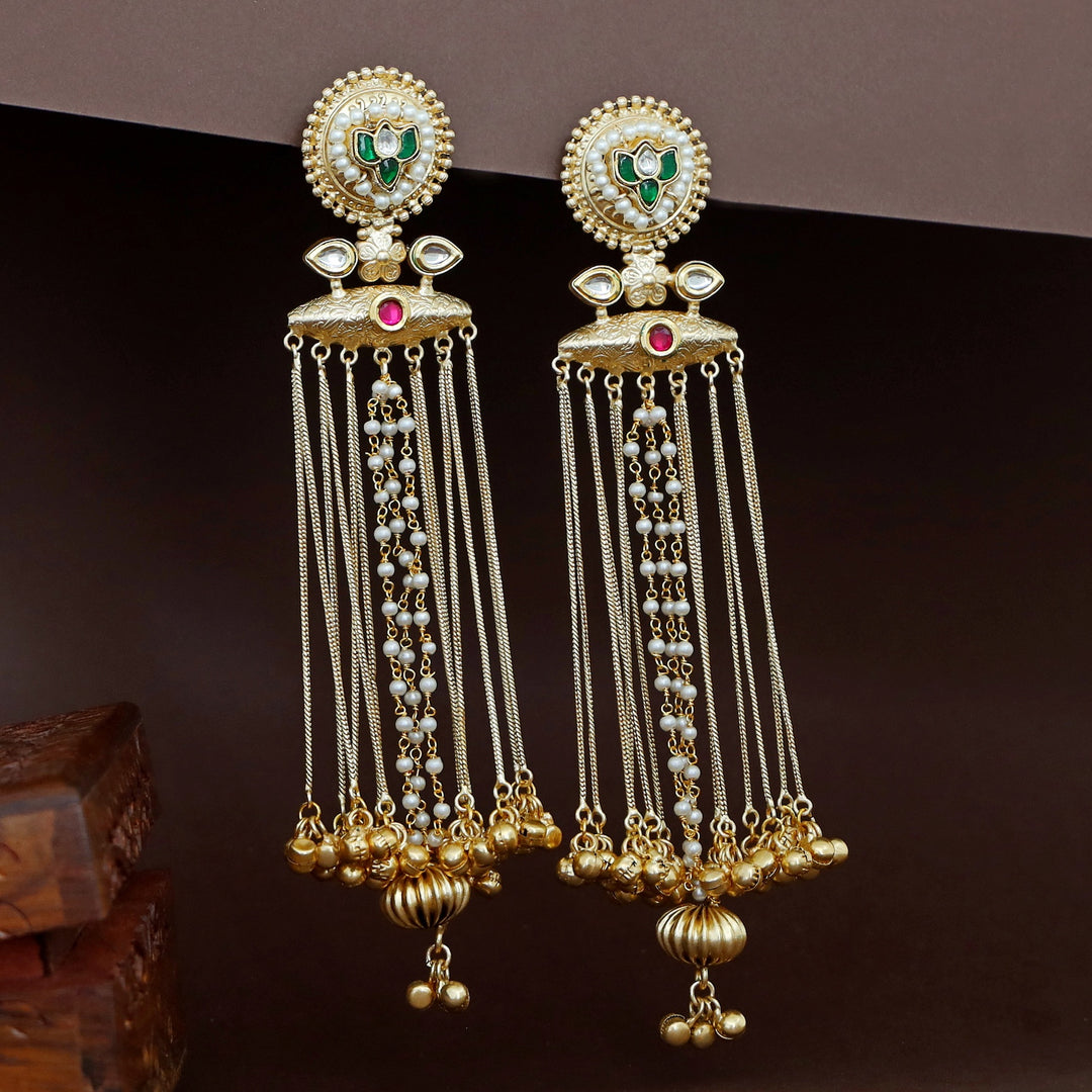 Ojasvi Hanging Ghungroo Kashmiri Earring