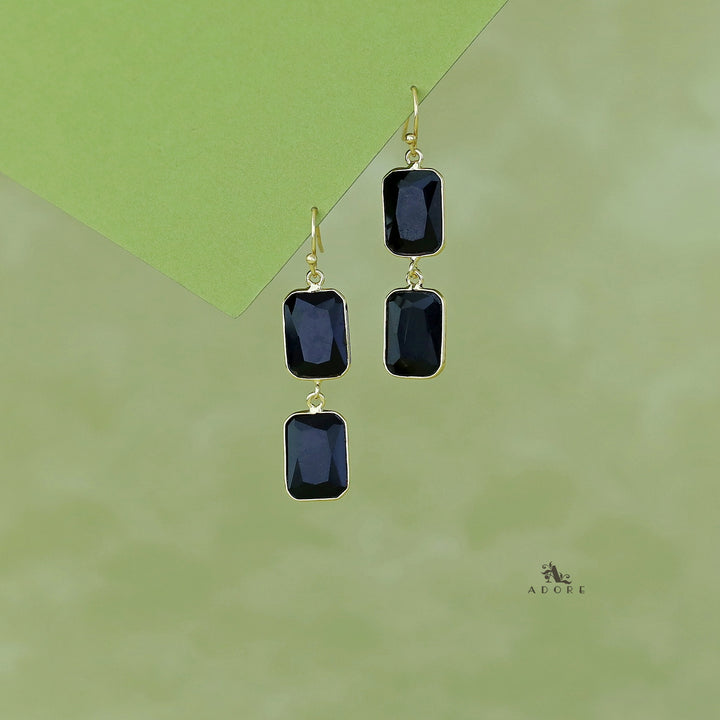 Zalak Dual Glossy Stone Drop