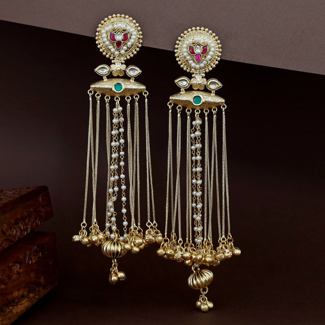 Ojasvi Hanging Ghungroo Kashmiri Earring