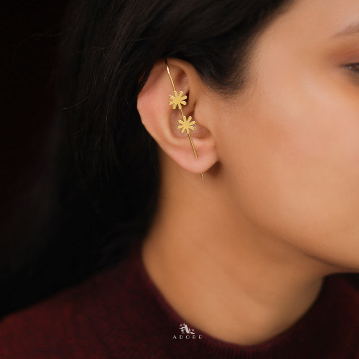Liya Golden Ear-Cuff (Single piece)