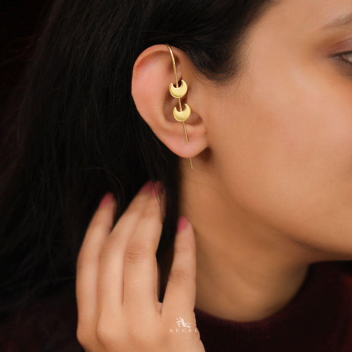 Liya Golden Ear-Cuff (Single piece)