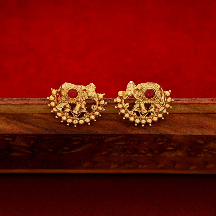 Vihana Gajavanthi Airavath Short Neckpiece With Earring