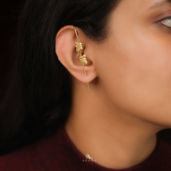 Liya Golden Ear-Cuff (Single piece)