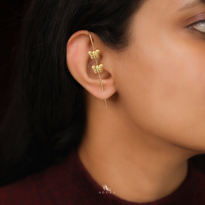 Liya Golden Ear-Cuff (Single piece)