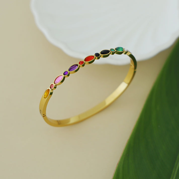 Seraphine Openable Multicolour Bangle