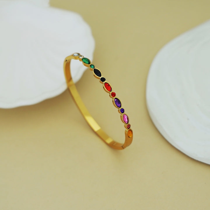 Seraphine Openable Multicolour Bangle
