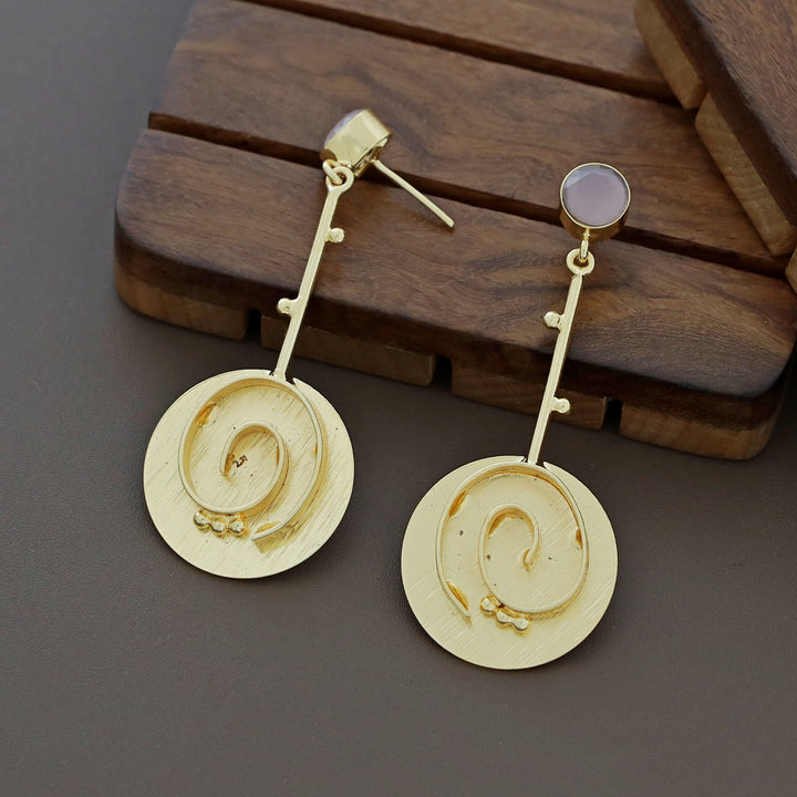 Glossy Pendulum Loop Earring