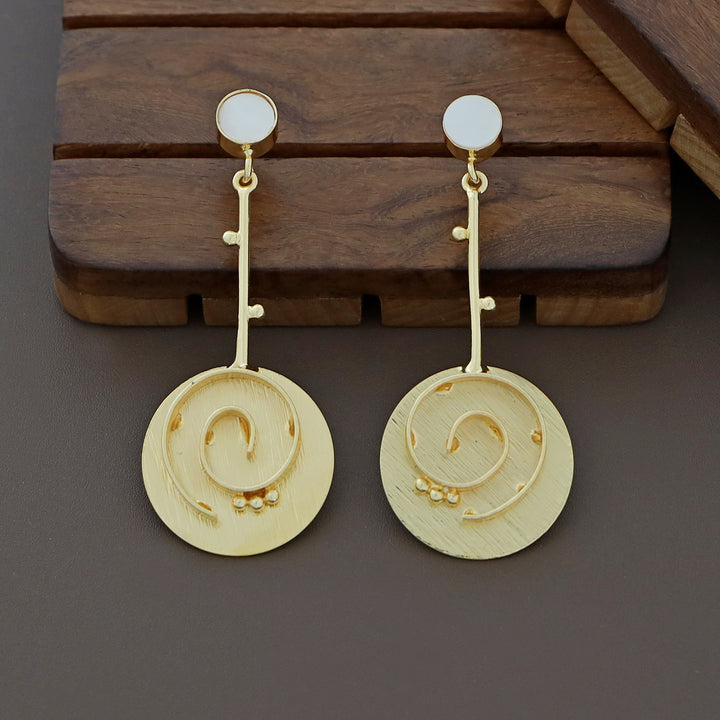 Glossy Pendulum Loop Earring