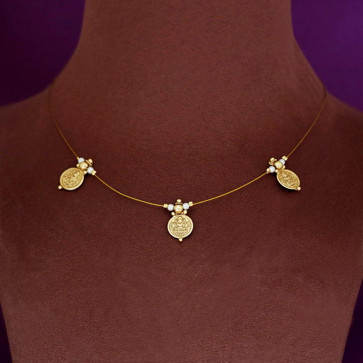 Dhanvi 3 Kashi Beaded String Neckpiece