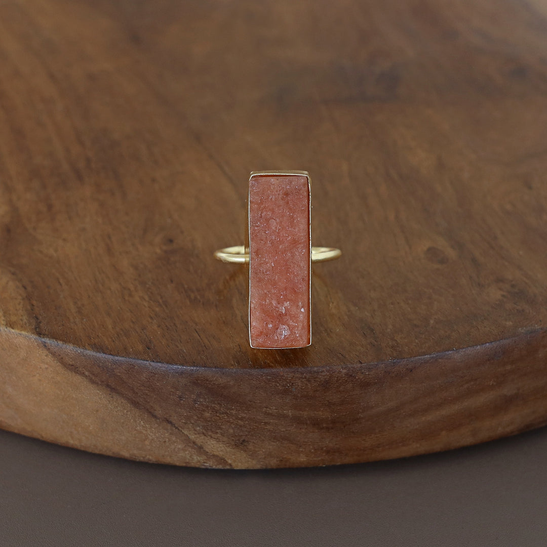 Tessya Golden Rectangle Raw Stone Combo