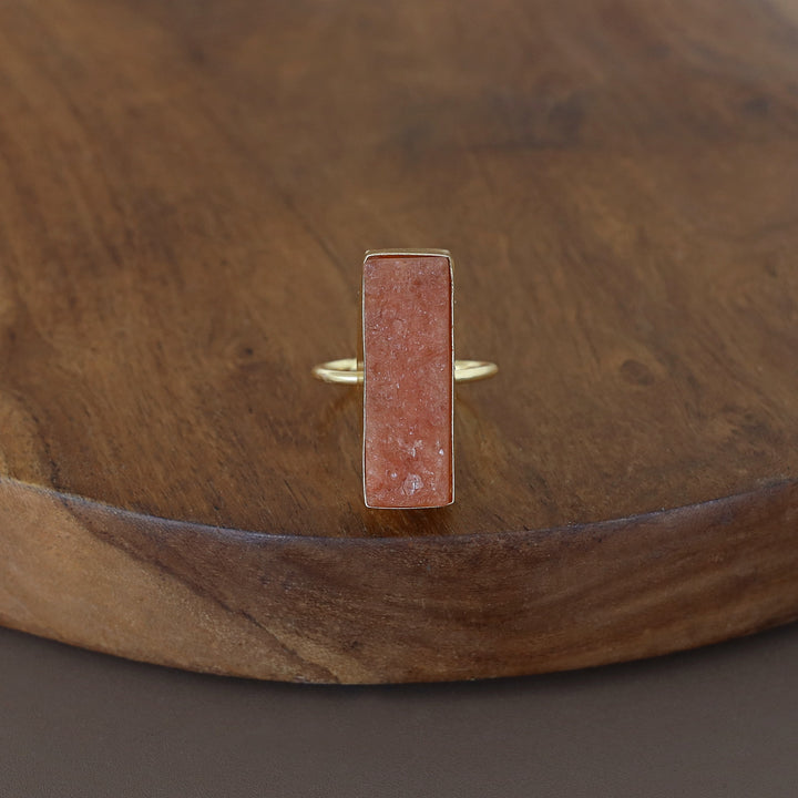 Tessya Golden Rectangle Raw Stone Combo