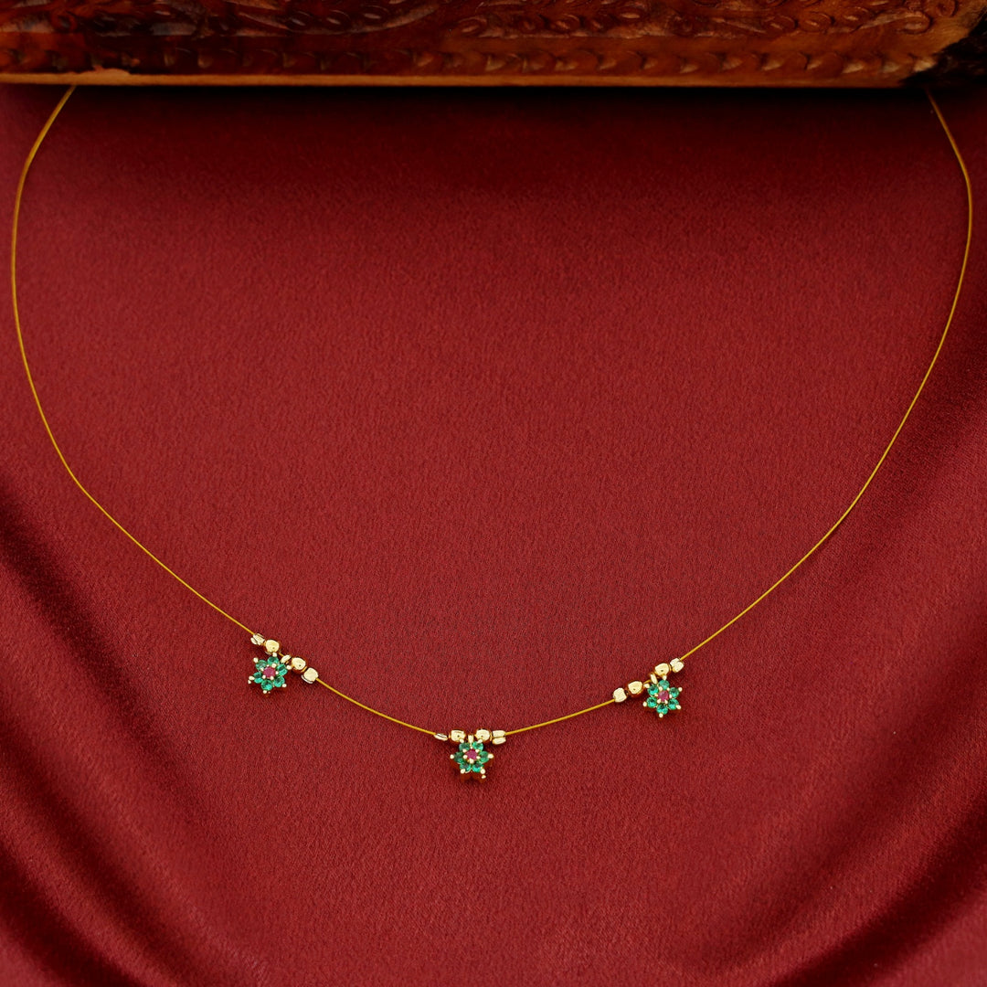 Sreya 3 Floral String Neckpiece