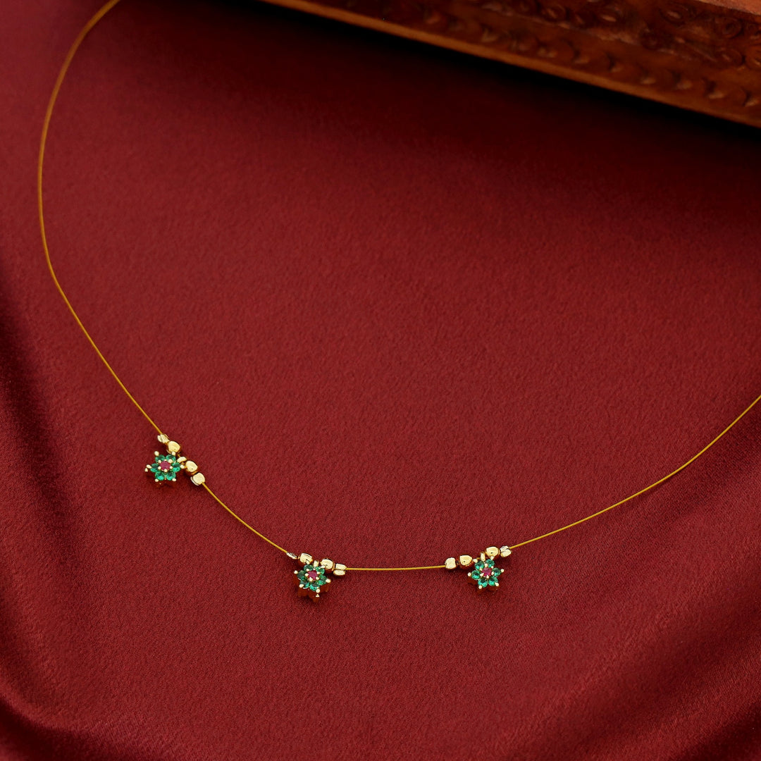 Sreya 3 Floral String Neckpiece