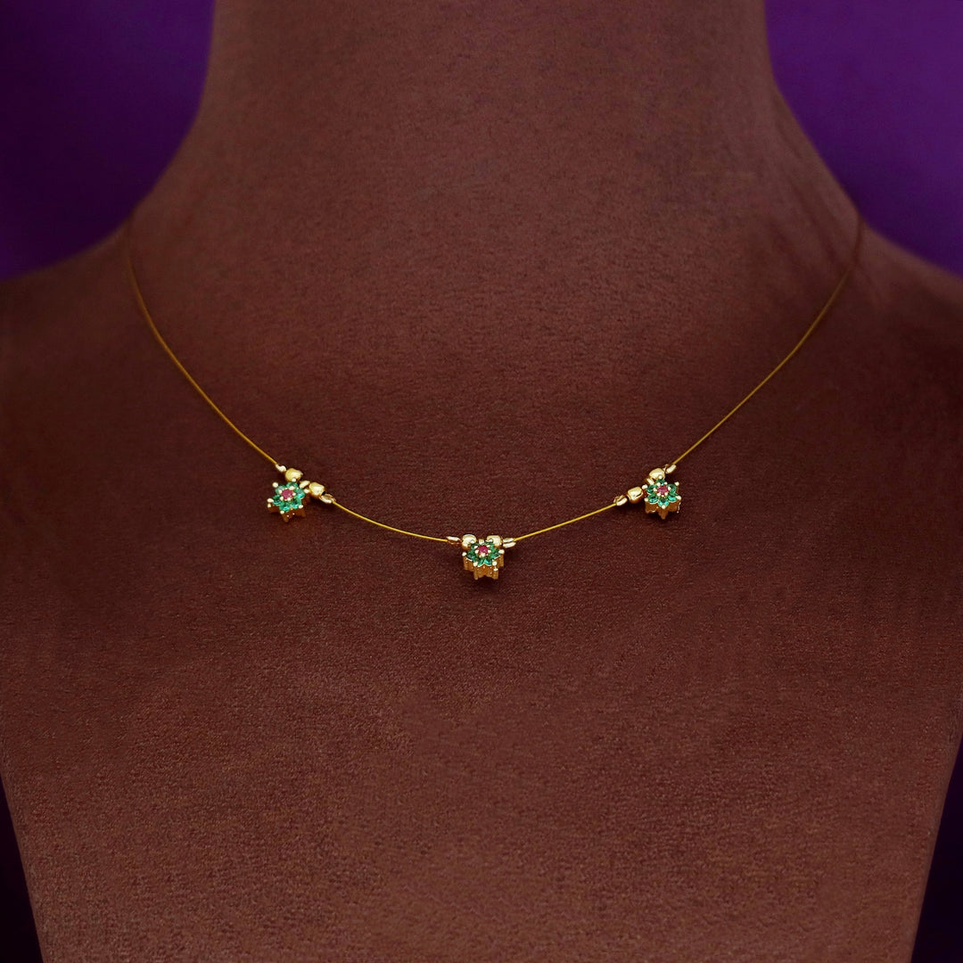 Sreya 3 Floral String Neckpiece