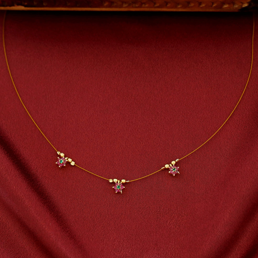 Sreya 3 Floral String Neckpiece