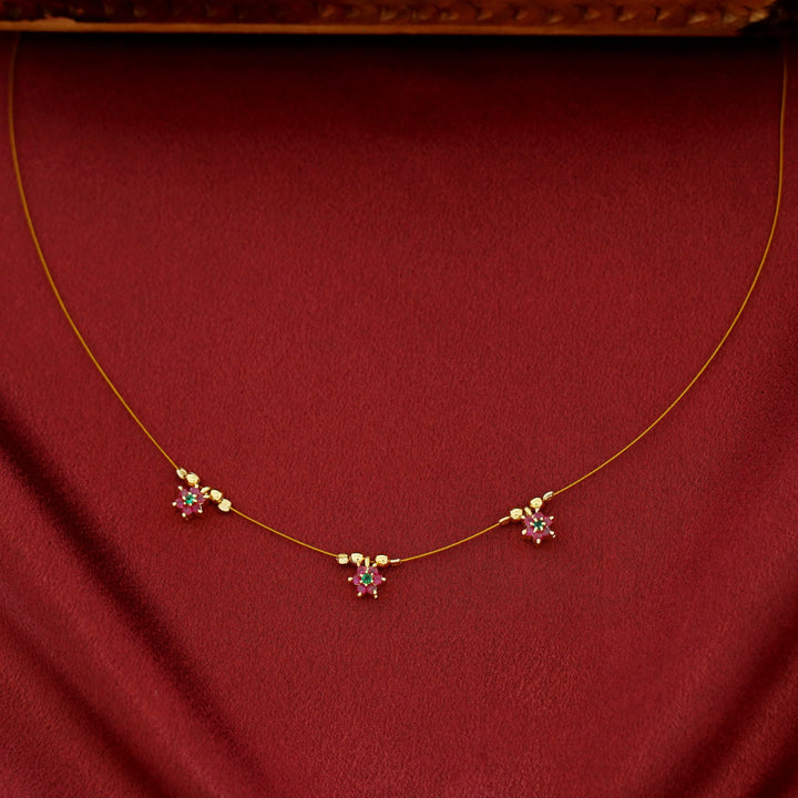 Sreya 3 Floral String Neckpiece