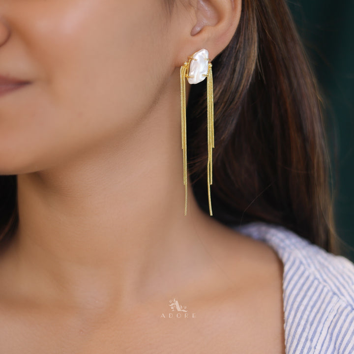 Yinara Baroque Chain Earring