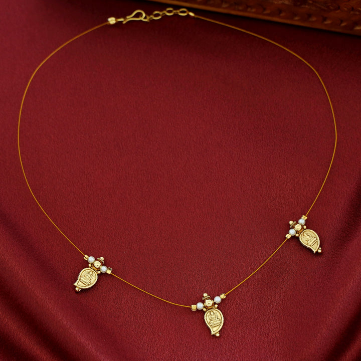 Chandni Devi Mango 3 Kashi String Neckpiece