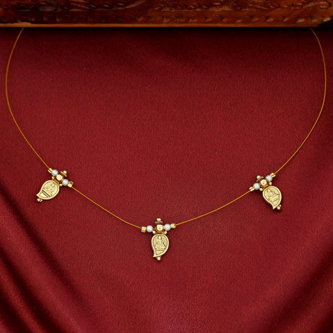 Chandni Devi Mango 3 Kashi String Neckpiece