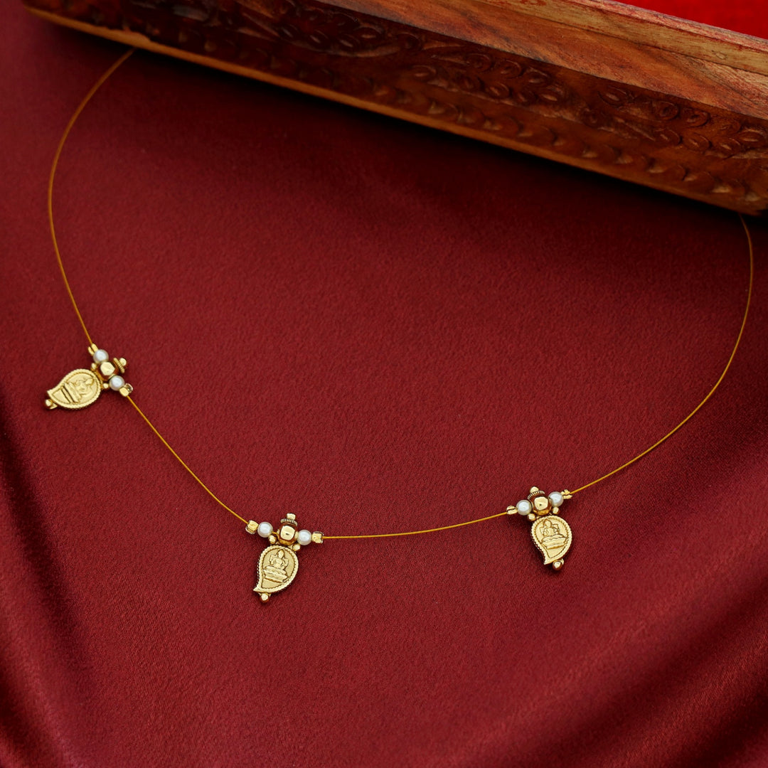 Chandni Devi Mango 3 Kashi String Neckpiece