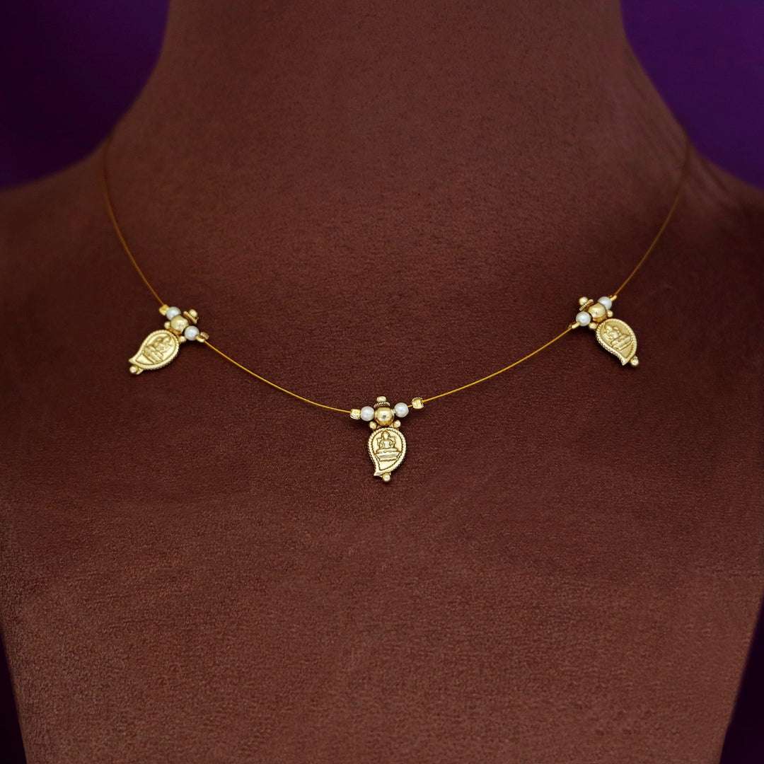 Chandni Devi Mango 3 Kashi String Neckpiece