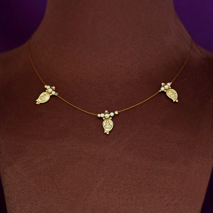 Chandni Devi Mango 3 Kashi String Neckpiece