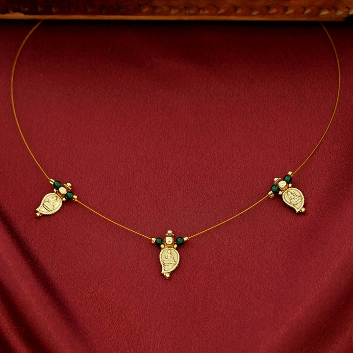 Chandni Devi Mango 3 Kashi String Neckpiece