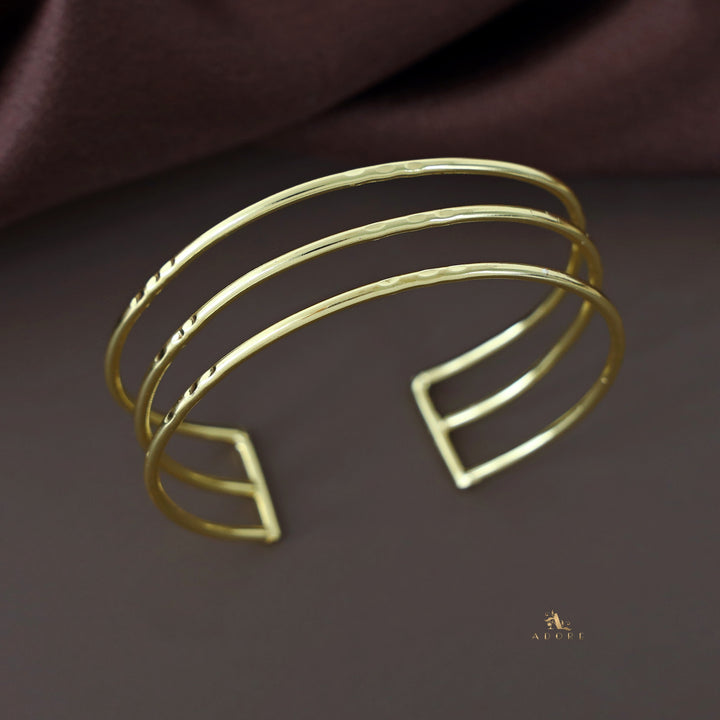 Merin Golden Simple Layered Bangle