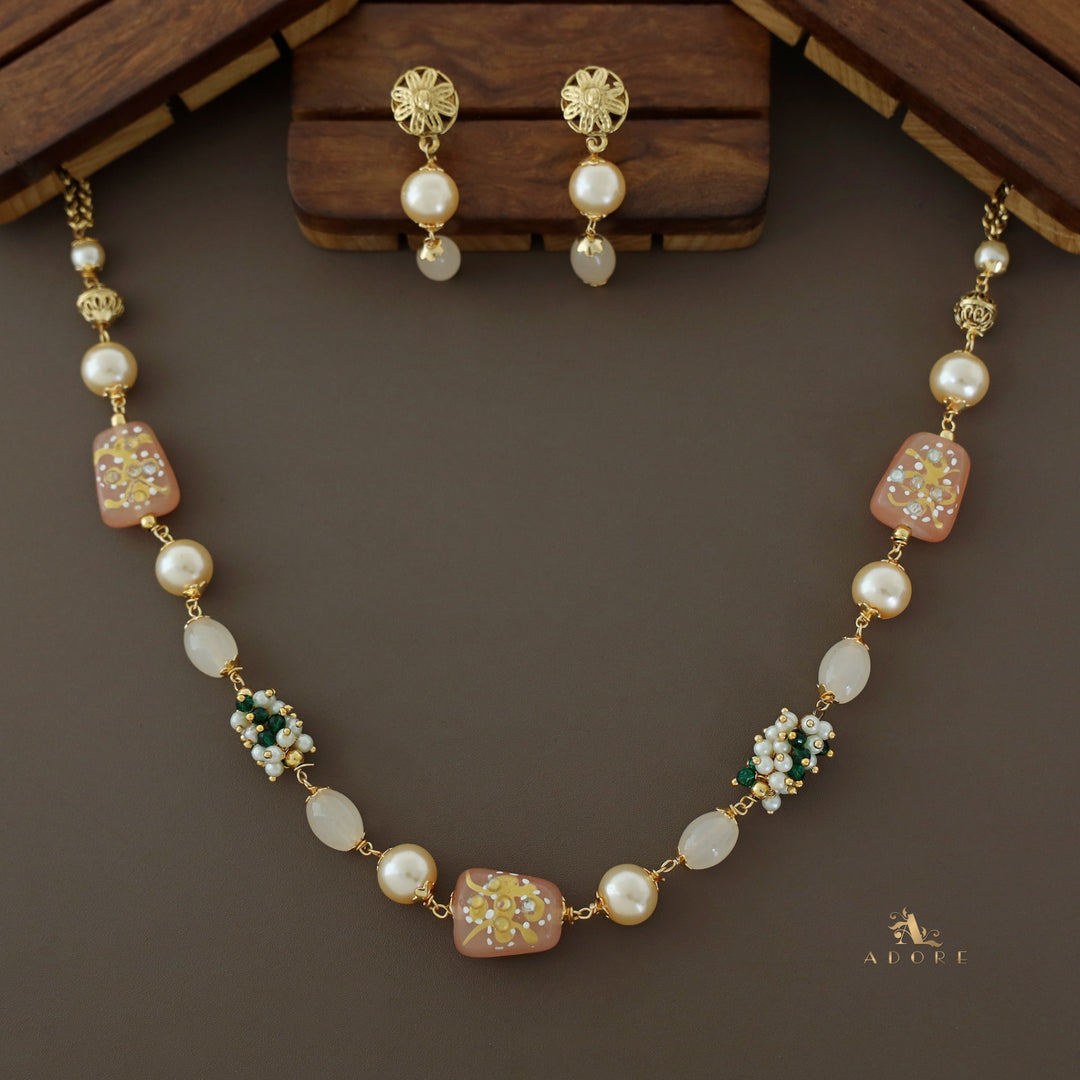 Jylan Pearl Neckpiece With Earring