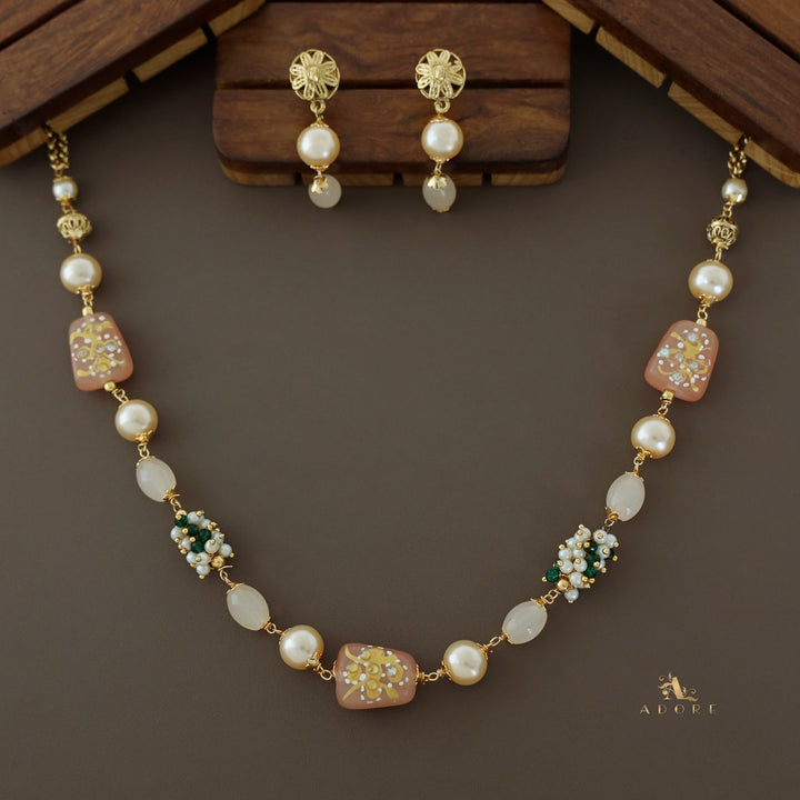 Jylan Pearl Neckpiece With Earring