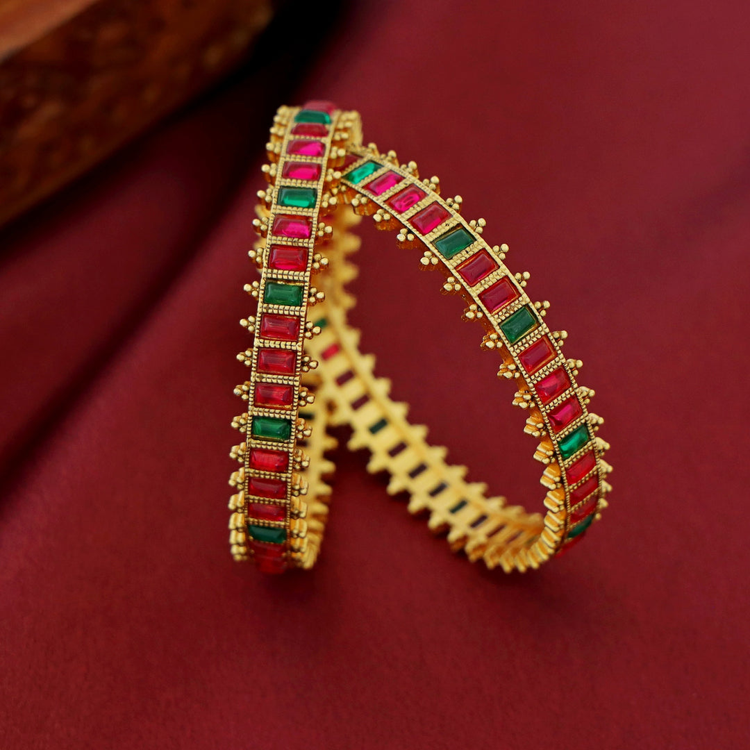 Anoushka Kemp Stone Bangle (Set Of 2)