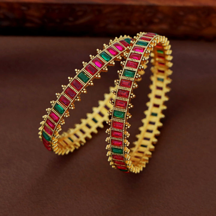 Anoushka Kemp Stone Bangle (Set Of 2)