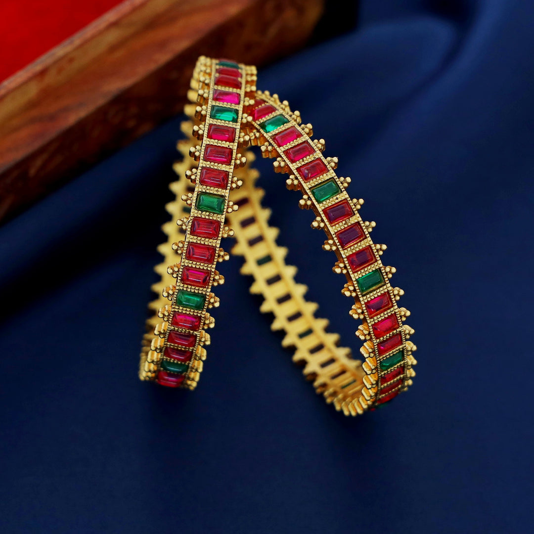 Anoushka Kemp Stone Bangle (Set Of 2)