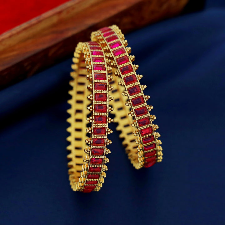 Anoushka Kemp Stone Bangle (Set Of 2)