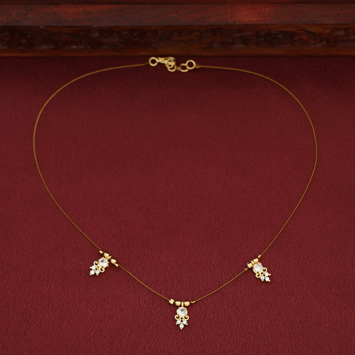 Anala Glossy Stone String Neckpiece