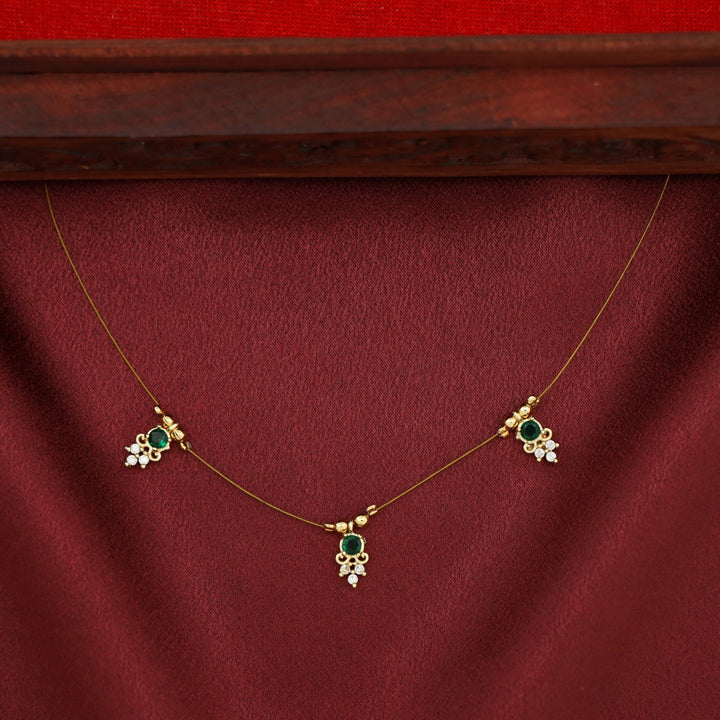 Anala Glossy Stone String Neckpiece