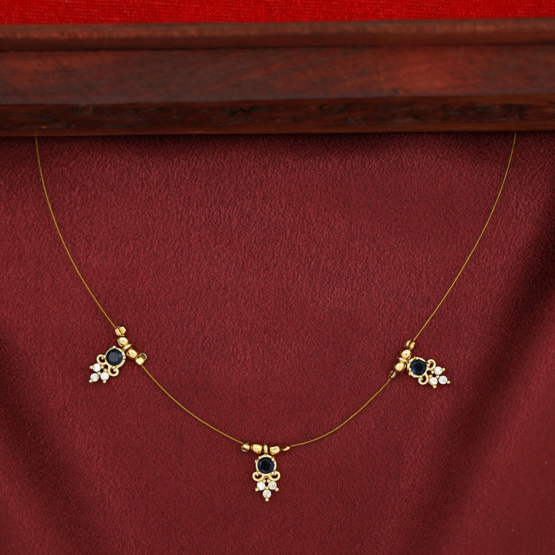 Anala Glossy Stone String Neckpiece