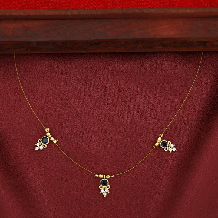 Anala Glossy Stone String Neckpiece