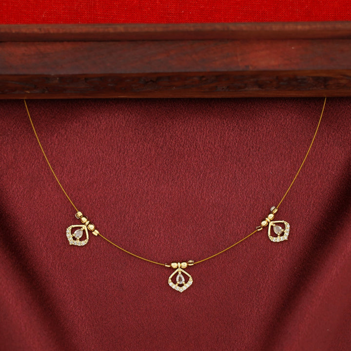 Gitika Tri Drop String Neckpiece