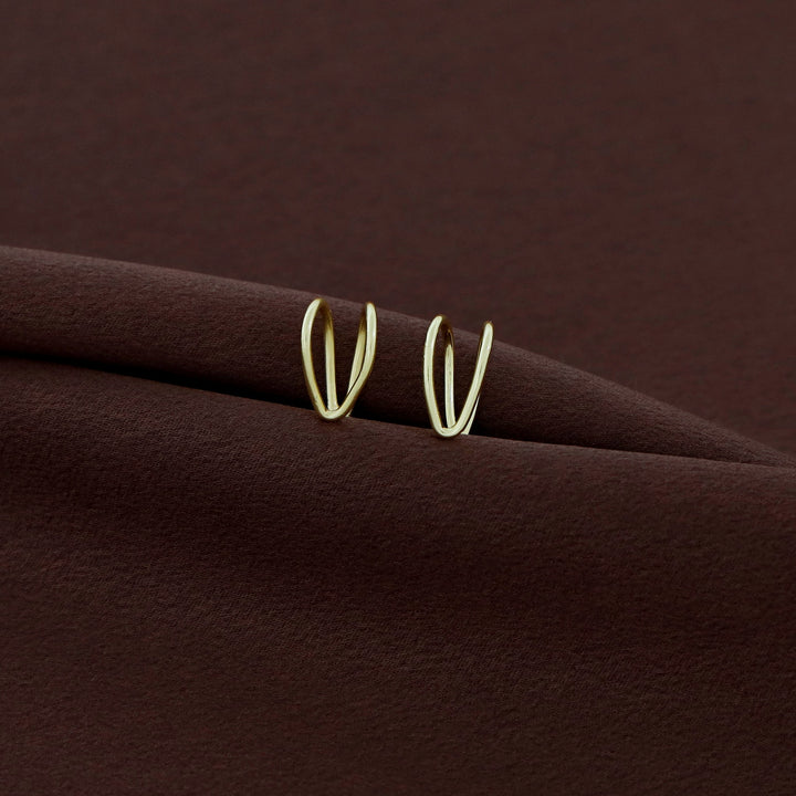 Kaira Golden Ear-Cuff (Set Of 2)