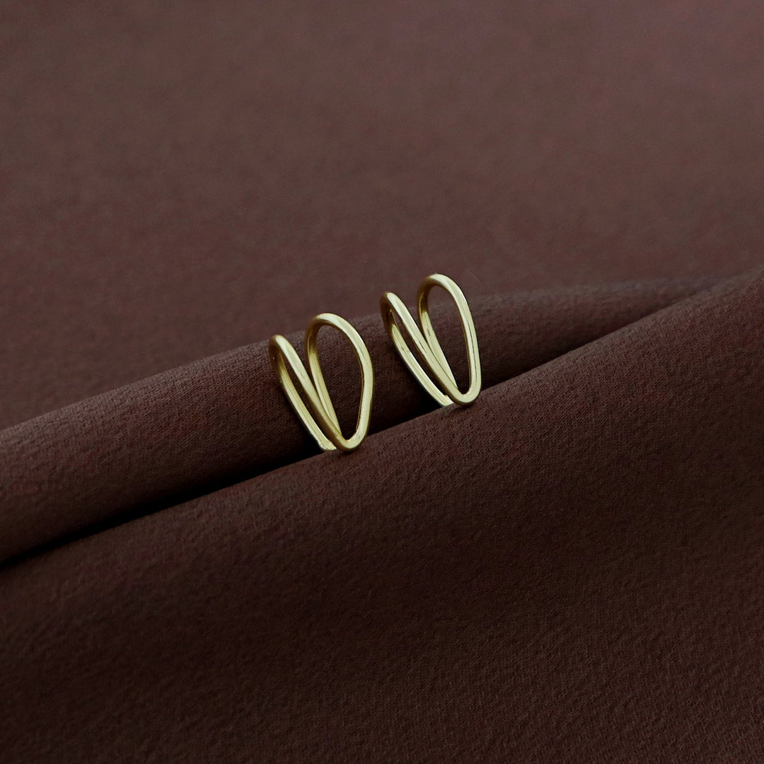 Kaira Golden Ear-Cuff (Set Of 2)